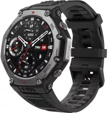 Смарт-часы Amazfit T-Rex 3 A2323 48.5мм 1.5" AMOLED корп.темно-серый рем.темно-серый разм.брасл.:145-210мм (1746721)