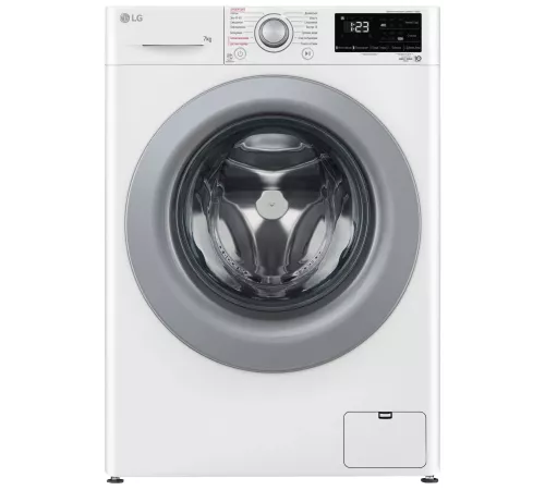 Стиральная машина LG F2V3HS4W класс: A загр.фронтальная макс.:7кг белый инвертер