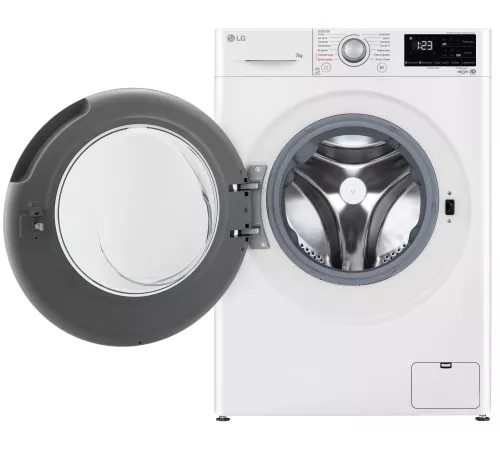 Стиральная машина LG F2V3HS4W класс: A загр.фронтальная макс.:7кг белый инвертер