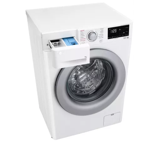 Стиральная машина LG F2V3HS4W класс: A загр.фронтальная макс.:7кг белый инвертер