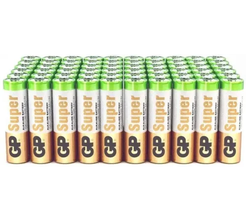 Батарея GP Super 15A50/10HR-2CRVS60 AA (промо:50+10) (60шт) спайка