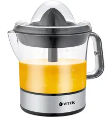 Соковыжималка цитрусовая Vitek VT-3669 25Вт рез.сок.:700мл. стальной/черный