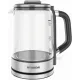 Чайник электрический Hyundai HYK-G5501 1.7л. 2200Вт серебристый/черный корпус: стекло