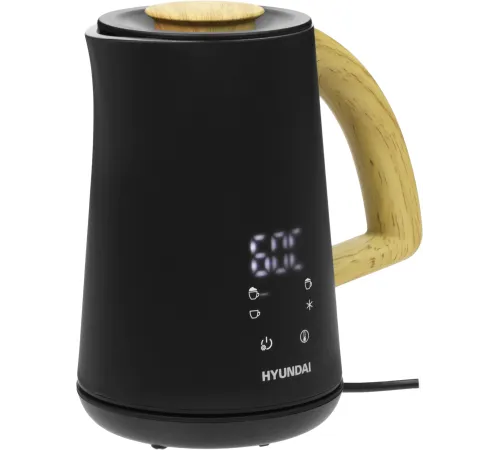 Капучинатор Hyundai HMF-P900 500мл черный/коричневый