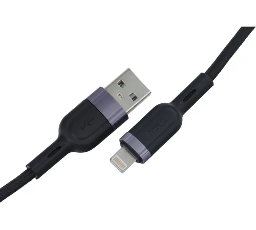 Кабель Hoco U117 IP(01481) 1м черный