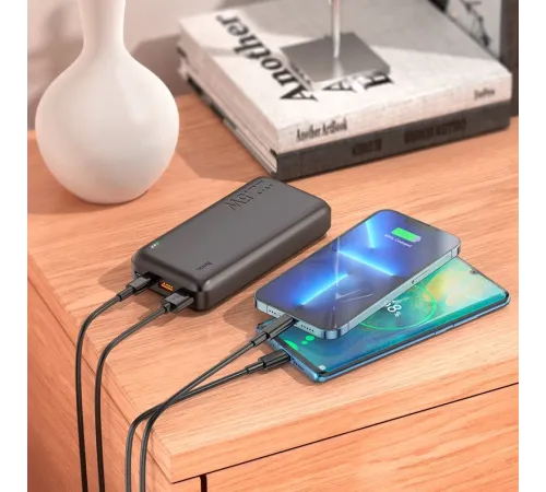 Мобильный аккумулятор Hoco J101A Astute 20000mAh 22.5W 3A черный (82496)
