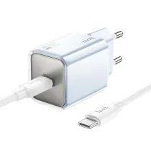 Сетевое зар./устр. Hoco N47 Glorious 30W 3A (PD) белый (PD30W 35363)