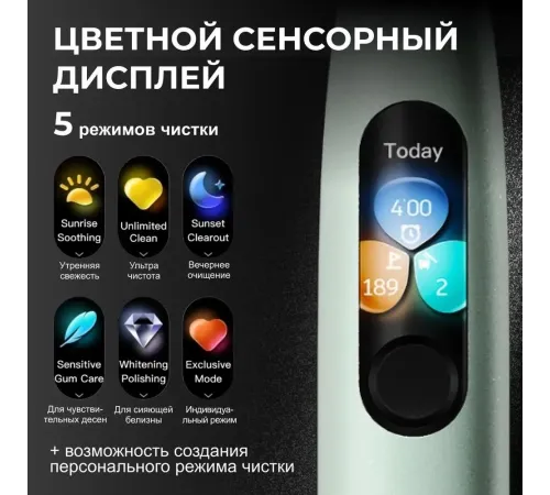 Зубная щетка электрическая Oclean X Ultra (V8100) черный