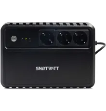 ИБП SMARTWATT UPS SAFE 1000 Line-interactive 1000VA/600W Brick (Euro x3, LED, 255x175x93(мм), 5,4 кг, гарантия 24мес. (И