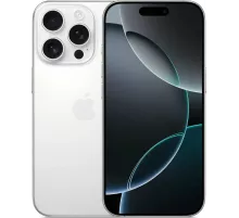 Смартфон Apple A3293 iPhone 16 Pro 128Gb белый титан моноблок 3G 4G 1Sim 6.3" 1206x2622 iOS 18 48Mpix 802.11 a/b/g/n/ac/ax/be NFC GPS Protect