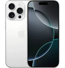 Смартфон Apple A3293 iPhone 16 Pro 128Gb белый титан моноблок 3G 4G 1Sim 6.3" 1206x2622 iOS 18 48Mpix 802.11 a/b/g/n/ac/ax/be NFC GPS Protect