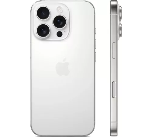 Смартфон Apple A3293 iPhone 16 Pro 128Gb белый титан моноблок 3G 4G 1Sim 6.3" 1206x2622 iOS 18 48Mpix 802.11 a/b/g/n/ac/ax/be NFC GPS Protect