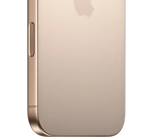 Смартфон Apple A3294 iPhone 16 Pro 128Gb бежевый титан моноблок 3G 4G 1Sim 6.3" 1206x2622 iOS 18 48Mpix 802.11 a/b/g/n/ac/ax/be NFC GPS Protect