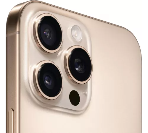 Смартфон Apple A3295 iPhone 16 Pro Max 256Gb бежевый титан моноблок 3G 4G 1Sim 6.9" 1320x2868 iOS 18 48Mpix 802.11 a/b/g/n/ac/ax/be NFC GPS Protect