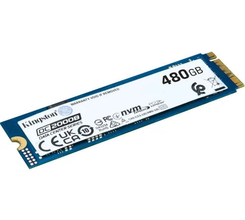 Твердотельный накопитель Kingston Enterprise SSD 480GB DC2000B M.2 2280 NVMe Gen4x4 R7000/W800MB/s 3D TLC MTBF 2М 530 000/32 000 IOPS 350,4TBW (Data Center) 3 years (SEDC2000BM8/480G) Твердотельный накопитель Kingston Enterprise SSD 480GB DC2000B M.2 2280 NVMe Gen4x4 R7000/W800MB/s 3D TLC MTBF 2М 530 000/32 000 IOPS 350,4TBW (Data Center) 3 years (SEDC2000BM8/480G)