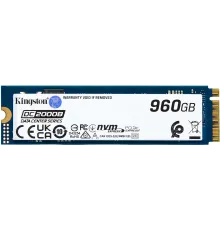 Твердотельный накопитель Kingston Enterprise SSD 960GB DC2000B M.2 2280 NVMe Gen4x4 R7000/W1300MB/s  3D TLC MTBF 2М 540 000/47 000 IOPS 700,8TBW (Data Center) 3 years (SEDC2000BM8/960G)