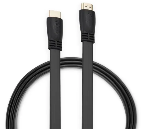 Кабель аудио-видео Buro BU-HDMI-FLAT-v1.4-1.5m HDMI (m)/HDMI (m) 1.5м. позолоч.конт. черный Кабель аудио-видео Buro BU-HDMI-FLAT-v1.4-1.5m HDMI (m)/HDMI (m) 1.5м. позолоч.конт. черный