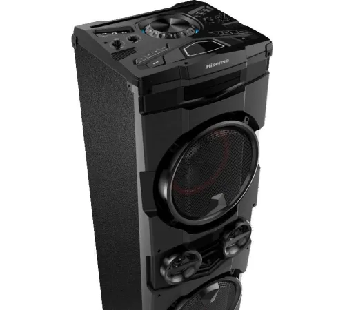 Минисистема Hisense Party rockstar 1600 черный 800Вт FM USB BT