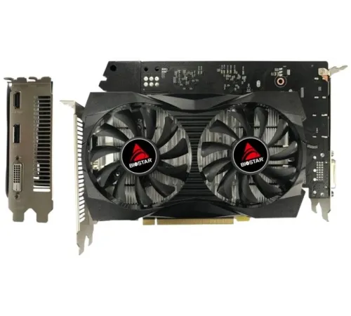 Видеокарта Biostar PCI-E VN1055XF41 NVIDIA GeForce GTX 1050 4Gb 128bit DDR5 1354/7000 DVIx1 HDMIx1 DPx1 HDCP Ret