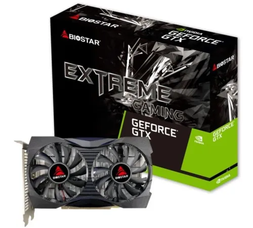Видеокарта Biostar PCI-E VN1055XF41 NVIDIA GeForce GTX 1050 4Gb 128bit DDR5 1354/7000 DVIx1 HDMIx1 DPx1 HDCP Ret