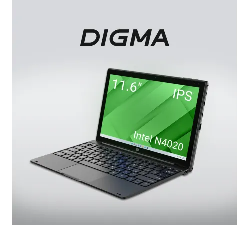 Планшет Digma EVE 1496E N4020 (2.8) 2C RAM8Gb ROM256Gb 11.6" IPS 1366x768 Windows 11 Home черный 5Mpix 5Mpix BT WiFi microSD 256Gb 5500mAh Планшет Digma EVE 1496E N4020 (2.8) 2C RAM8Gb ROM256Gb 11.6" IPS 1366x768 Windows 11 Home черный 5Mpix 5Mpix BT WiFi microSD 256Gb 5500mAh
