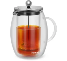 Френч-пресс Rondell Calypso RDS-1822 1л прозрачный