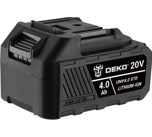 Батарея аккумуляторная Deko UNV4.0 STD 20В 4Ач Li-Ion (063-4494) Батарея аккумуляторная Deko UNV4.0 STD 20В 4Ач Li-Ion (063-4494)