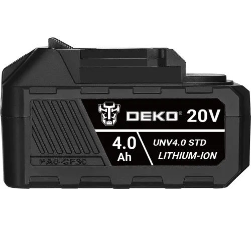 Батарея аккумуляторная Deko UNV4.0 STD 20В 4Ач Li-Ion (063-4494) Батарея аккумуляторная Deko UNV4.0 STD 20В 4Ач Li-Ion (063-4494)