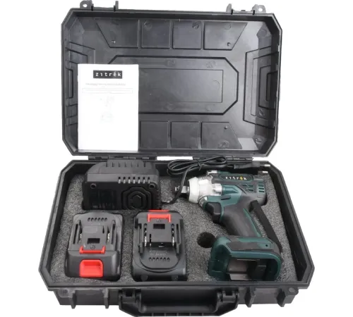 Гайковерт Zitrek Crusher 20 аккум. патрон:квад.1/2" (кейс в комплекте) (085-1022) Гайковерт Zitrek Crusher 20 аккум. патрон:квад.1/2" (кейс в комплекте) (085-1022)