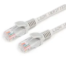 Патч-корд Premier PP31-15M-LSZH 1Гбит/с UTP 4 пары cat.5E CCA molded 15м серый RJ-45 (m)-RJ-45 (m)