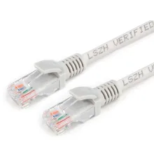 Патч-корд Premier PP31-15M-LSZH 1Гбит/с UTP 4 пары cat.5E CCA molded 15м серый RJ-45 (m)-RJ-45 (m)