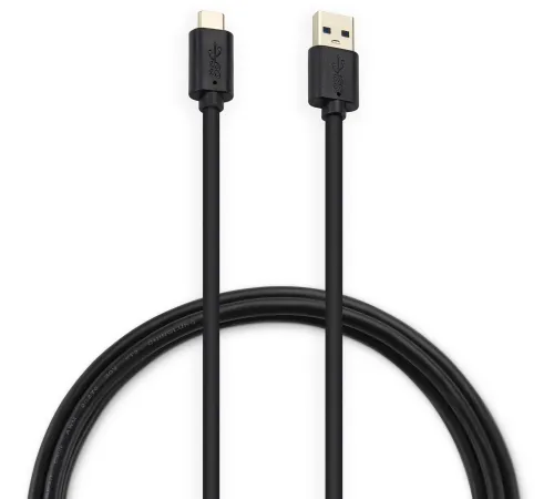 Кабель Buro BU-USB3.2-AC-3MB USB (m)-USB Type-C (m) 3м черный Кабель Buro BU-USB3.2-AC-3MB USB (m)-USB Type-C (m) 3м черный