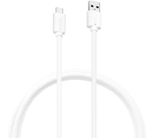 Кабель Buro BU-USB3.2-AC-1MW USB (m)-USB Type-C (m) 1м белый пакет