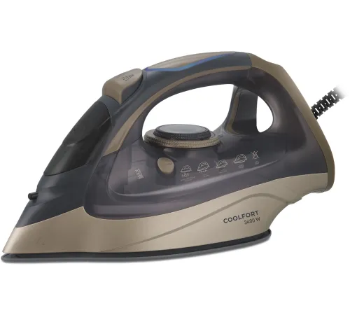 Утюг Coolfort CF-3410 3400Вт сиреневый/золотистый Утюг Coolfort CF-3410 3400Вт сиреневый/золотистый