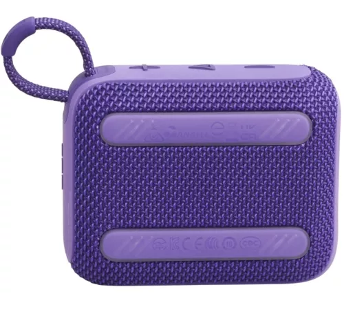 Колонка порт. JBL GO 4 фиолетовый 4.2W 1.0 BT 850mAh (JBLGO4PUR)