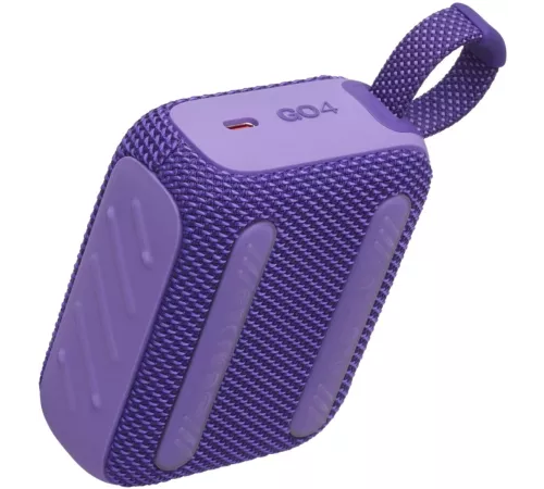 Колонка порт. JBL GO 4 фиолетовый 4.2W 1.0 BT 850mAh (JBLGO4PUR)