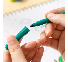 Фломастеры Deli EC161-24 Color Kids круг. конический пиш. наконечник Вентилируемый 24цв. пакет с европодвесом