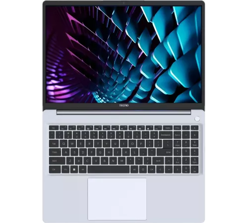 Ноутбук Tecno MegaBook K16SDA Ryzen 5 7430U 8Gb SSD256Gb AMD Radeon 16" IPS WUXGA (1920x1200) Windows 11 Home silver WiFi BT Cam 6060mAh (71003300425)