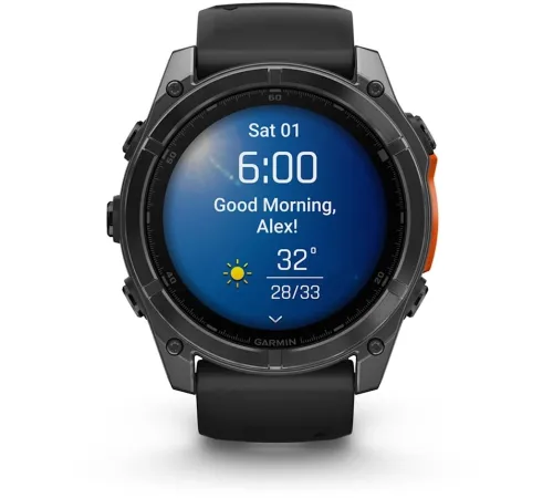 Смарт-часы Garmin Fenix 8 51мм 1.4" AMOLED корп.серый рем.черный разм.брасл.:127-210мм (010-02905-00) Смарт-часы Garmin Fenix 8 51мм 1.4" AMOLED корп.серый рем.черный разм.брасл.:127-210мм (010-02905-00)