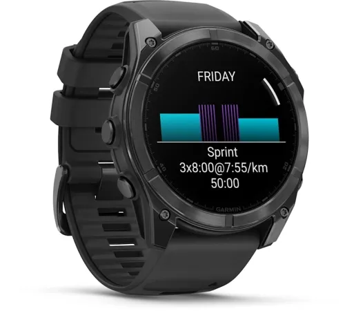 Смарт-часы Garmin Fenix 8 51мм 1.4" AMOLED корп.серый рем.черный разм.брасл.:127-210мм (010-02905-00) Смарт-часы Garmin Fenix 8 51мм 1.4" AMOLED корп.серый рем.черный разм.брасл.:127-210мм (010-02905-00)