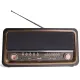 Радиоприемник портативный Сигнал БЗРП РП-336 черный/коричневый USB microSD