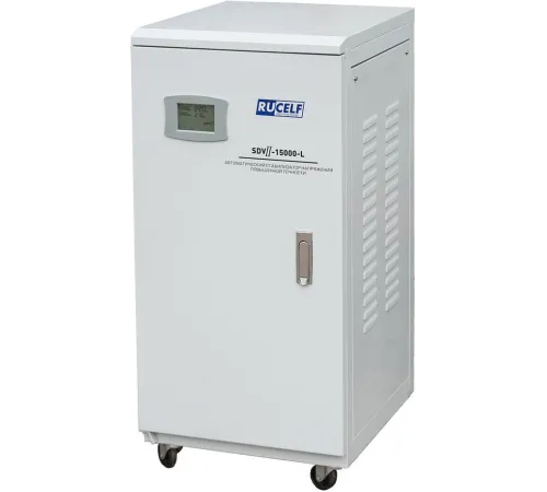 Стабилизатор напряжения Rucelf SDVII-15000-L однофазный белый Стабилизатор напряжения Rucelf SDVII-15000-L однофазный белый