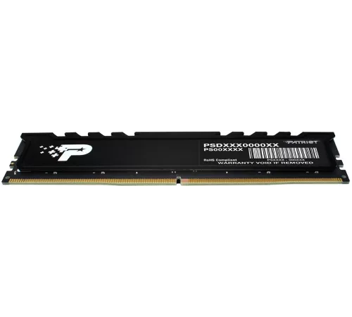 Память DDR5 8GB 5200MHz Patriot PSP58G520081H1 Signature Premium RTL PC5-41600 CL42 DIMM 288-pin 1.1В single rank с радиатором Ret