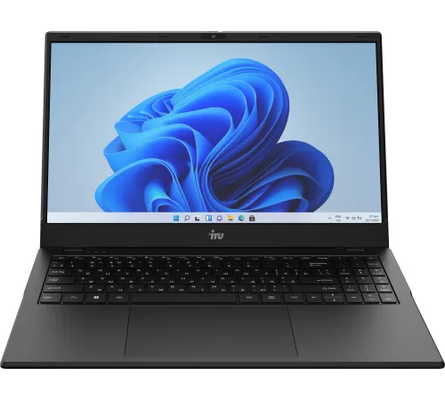 Ноутбук IRU Planio 15ING N100 8Gb SSD512Gb Intel Iris Xe graphics 15.6" IPS FHD (1920x1080) Windows 11 Professional black 6000mAh (2059105)