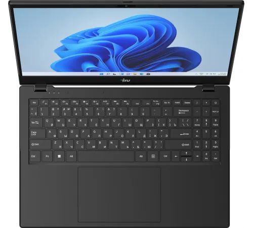 Ноутбук IRU Planio 15ING N100 8Gb SSD512Gb Intel Iris Xe graphics 15.6" IPS FHD (1920x1080) Windows 11 Professional black 6000mAh (2059105)