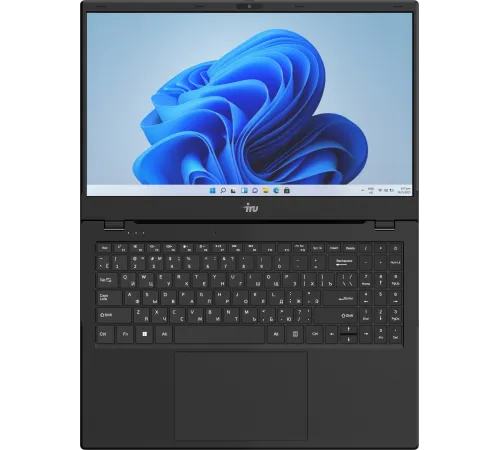 Ноутбук IRU Planio 15ING N100 8Gb SSD512Gb Intel Iris Xe graphics 15.6" IPS FHD (1920x1080) Windows 11 Professional black 6000mAh (2059105)