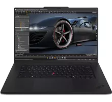 Ноутбук Lenovo ThinkPad P1 G7 Core Ultra 7 155H 32Gb SSD1Tb NVIDIA RTX 1000 6Gb 16" IPS WQXGA (2560x1600) Windows 11 Pro black WiFi BT Cam (21KWS60800)