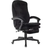 Кресло руководителя Бюрократ T-9950MSG-F Fabric черный Light-20 крестов. пластик подст.для ног