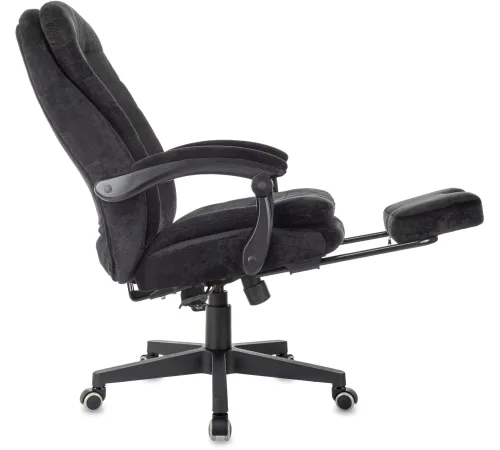 Кресло руководителя Бюрократ T-9950MSG-F Fabric черный Light-20 крестов. пластик подст.для ног Кресло руководителя Бюрократ T-9950MSG-F Fabric черный Light-20 крестов. пластик подст.для ног