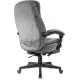 Кресло руководителя Бюрократ T-9950MSG-F Fabric серый Light-19 крестов. пластик подст.для ног